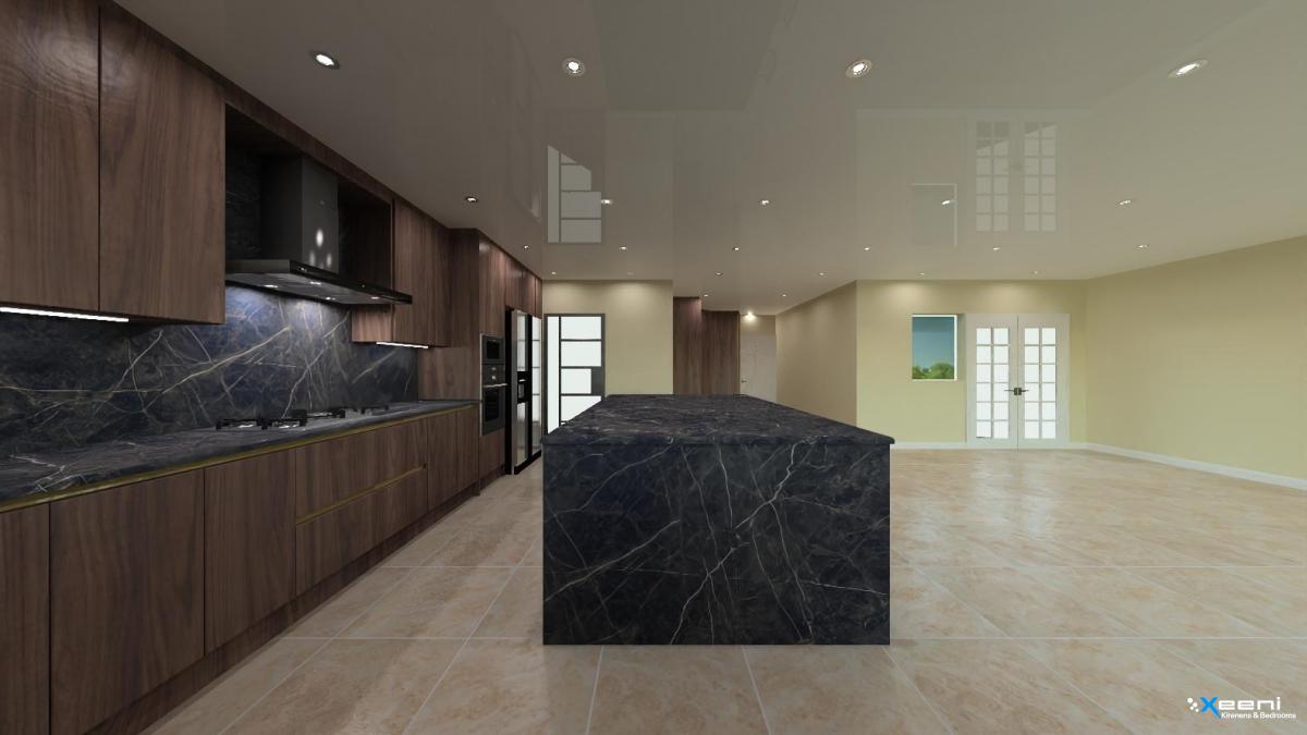 Shaker fitted kitchen in Rotherhithe