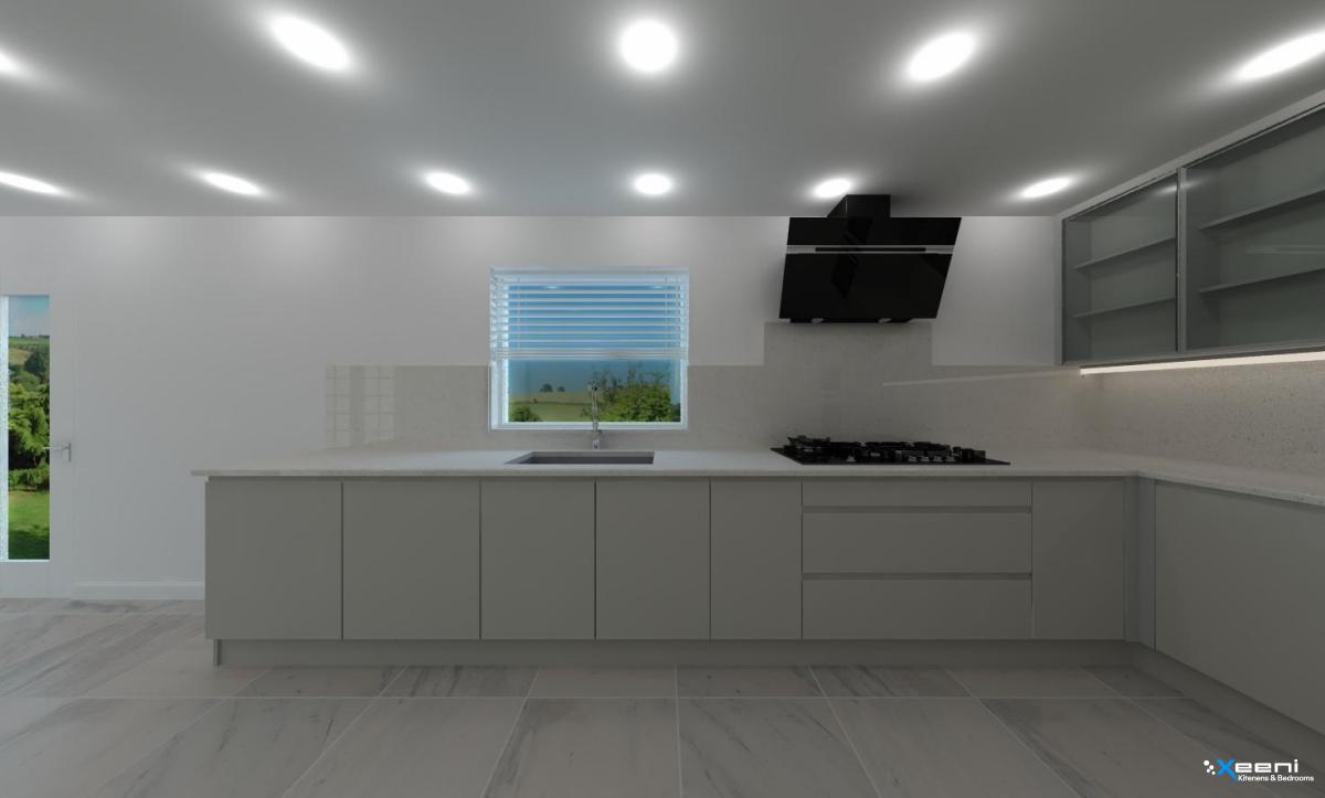 Modern fitted kitchen in Hampton Wick