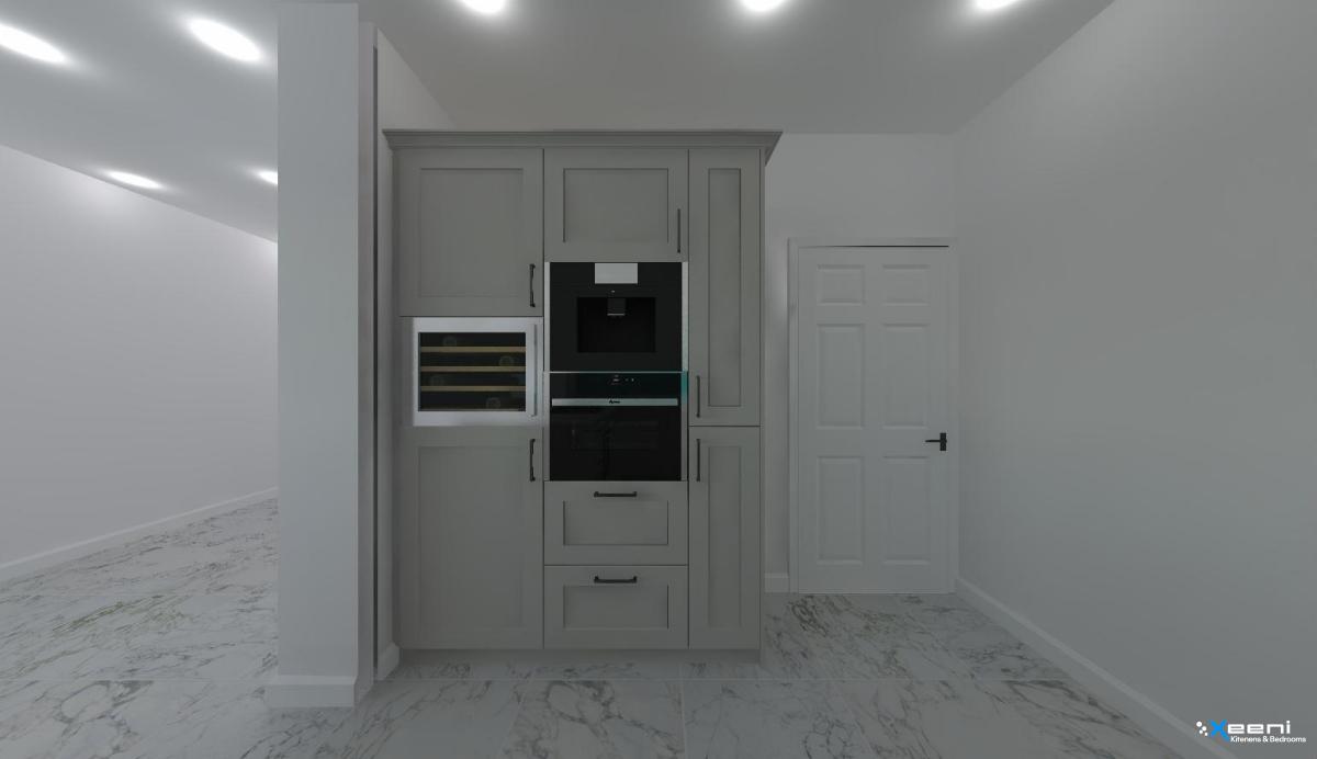 Traditional fitted kitchen in Hook