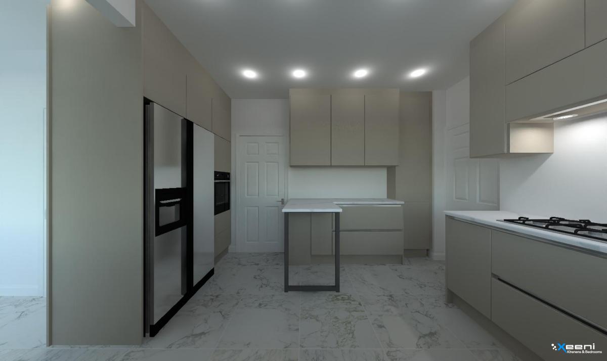 Inframe fitted kitchen in West Ruislip