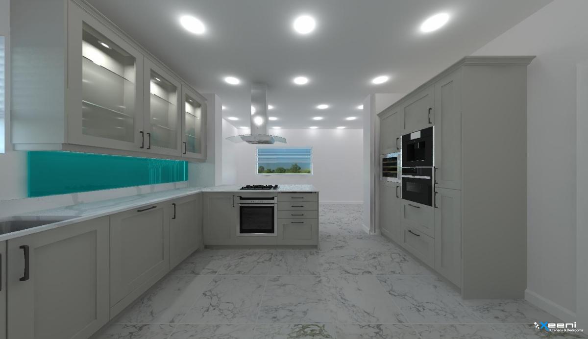 Shaker fitted kitchen in Sudbury