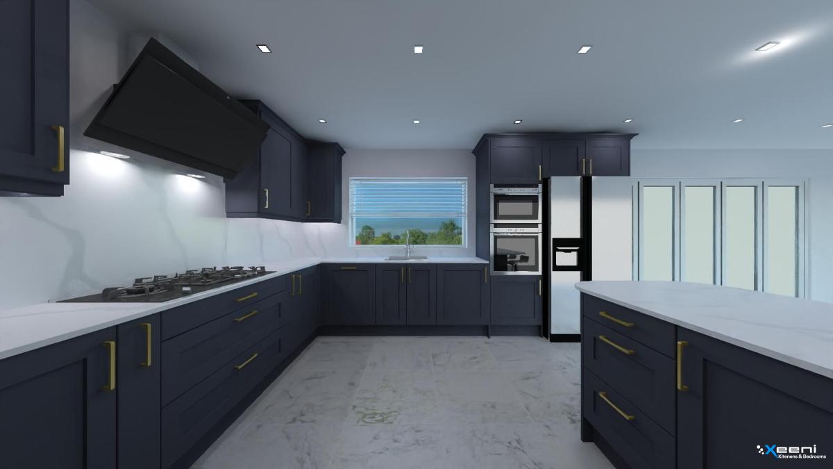 Shaker fitted kitchen in Balham