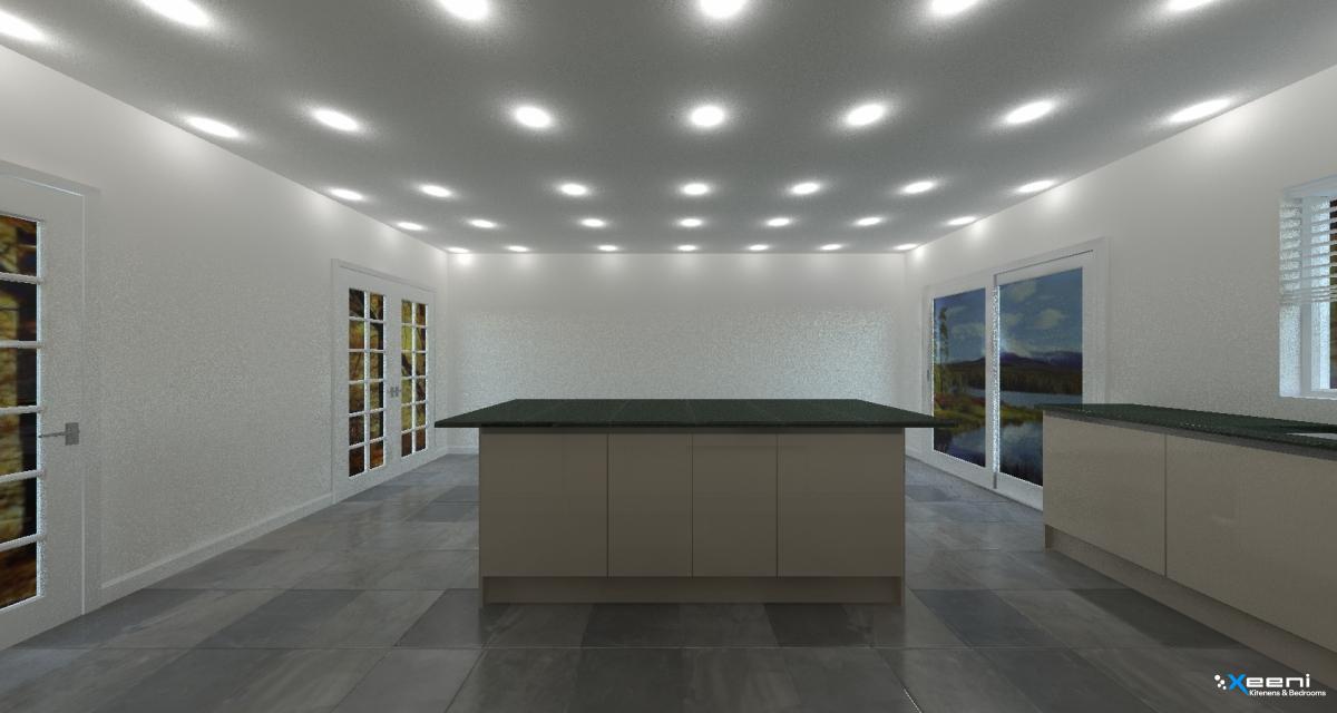 Traditional fitted kitchen in Clapham