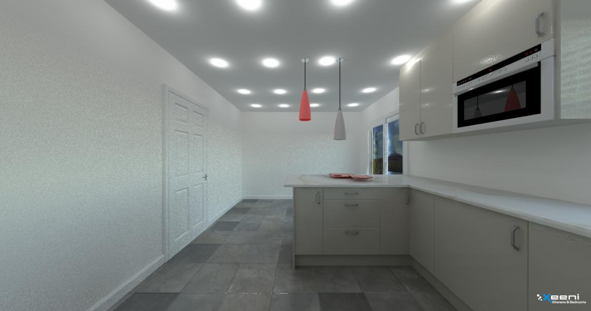 Shaker fitted kitchen in Teddington