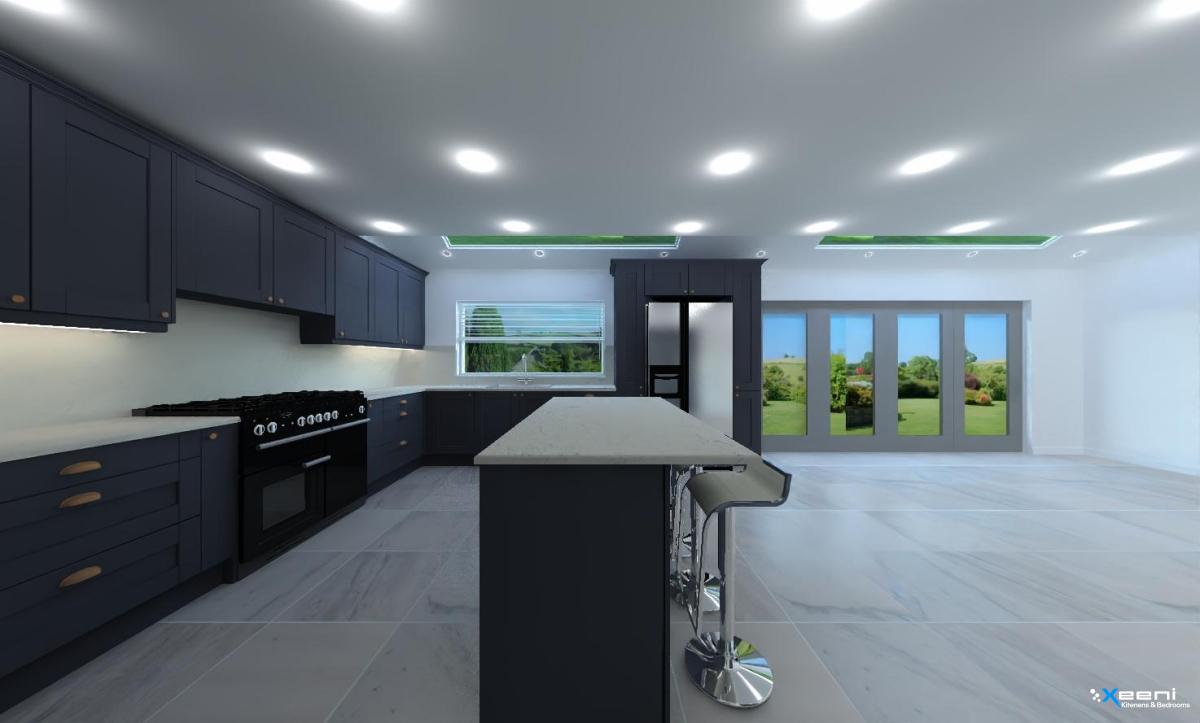 Traditional fitted kitchen in Temple Fortune
