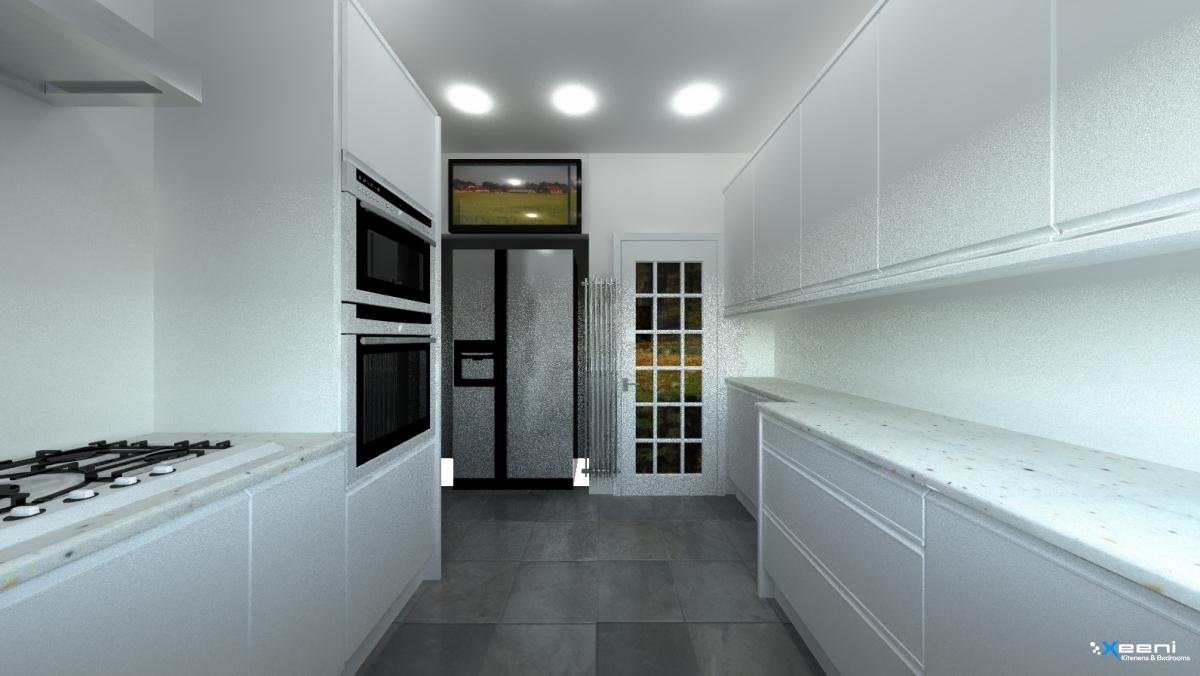 Inframe fitted kitchen in Southall