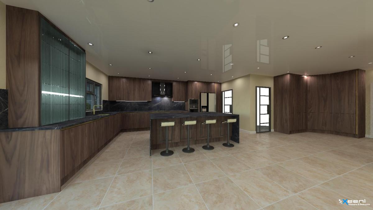 Shaker fitted kitchen in Chessington
