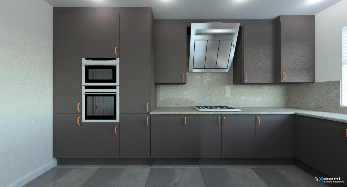 Inframe fitted kitchen in Wembley Park