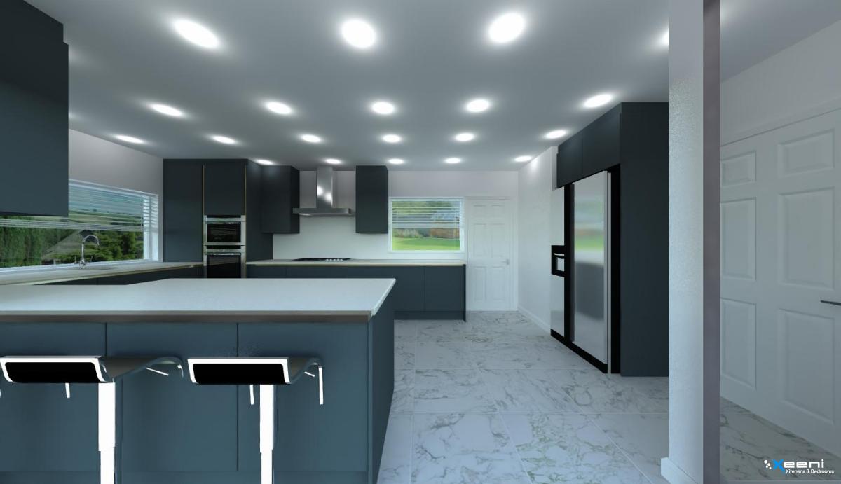 Modern fitted kitchen in Wealdstone