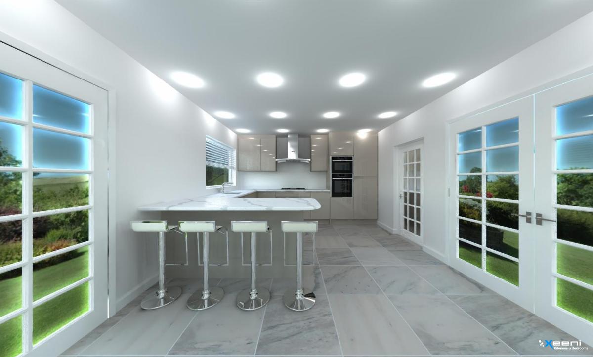 Inframe fitted kitchen in Elephant and Castle