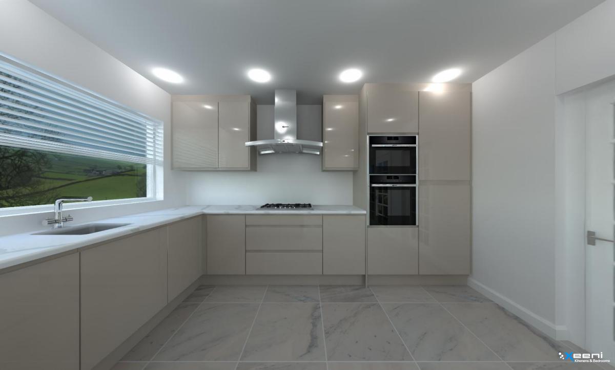 Shaker fitted kitchen in Colindale