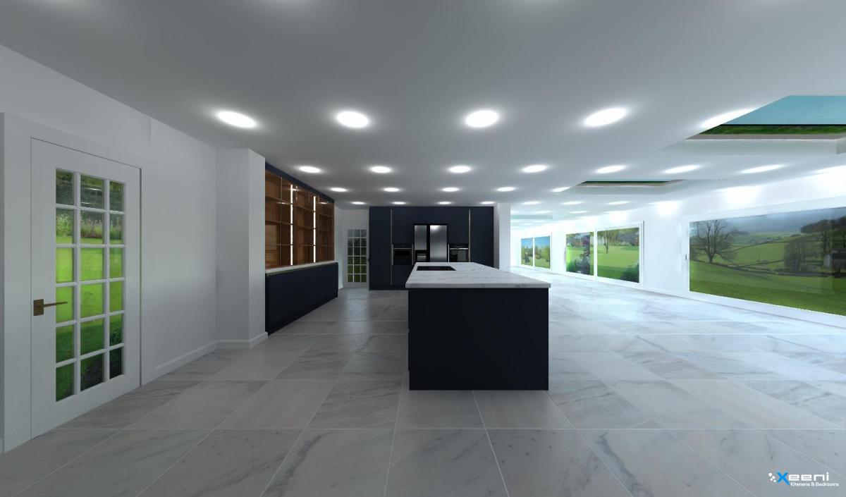 Modern fitted kitchen in Woolwich