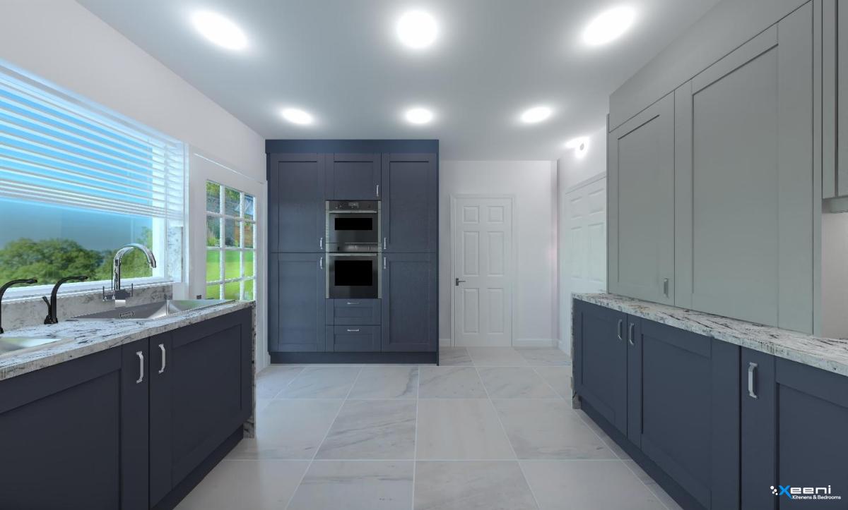 Shaker fitted kitchen in Roehampton