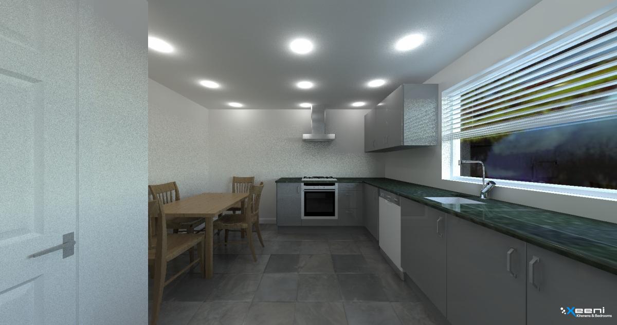 Shaker fitted kitchen in Kenton