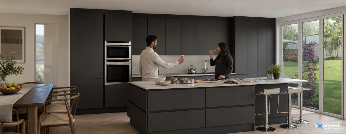 Traditional fitted kitchen in Stanmore