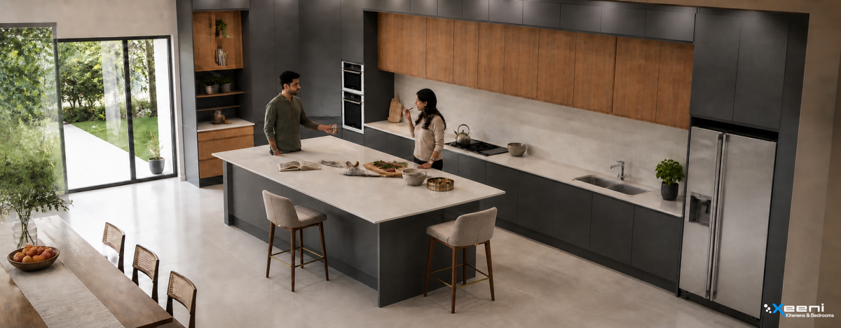 Shaker fitted kitchen in Harrow on the Hill