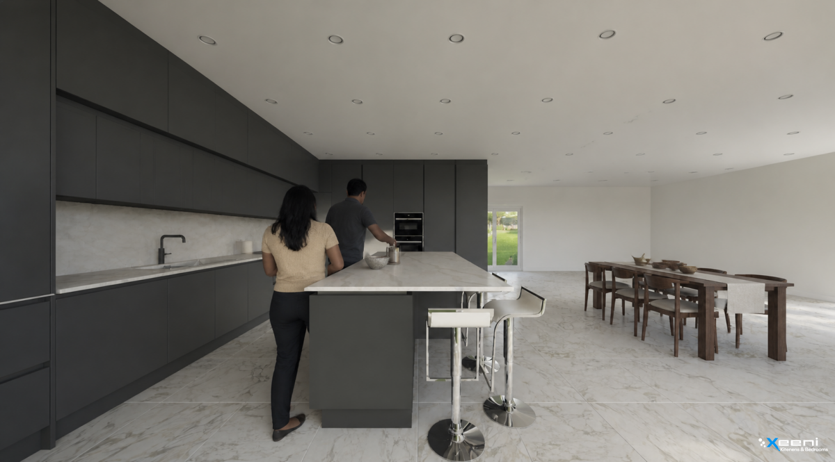 Traditional fitted kitchen in Cricklewood