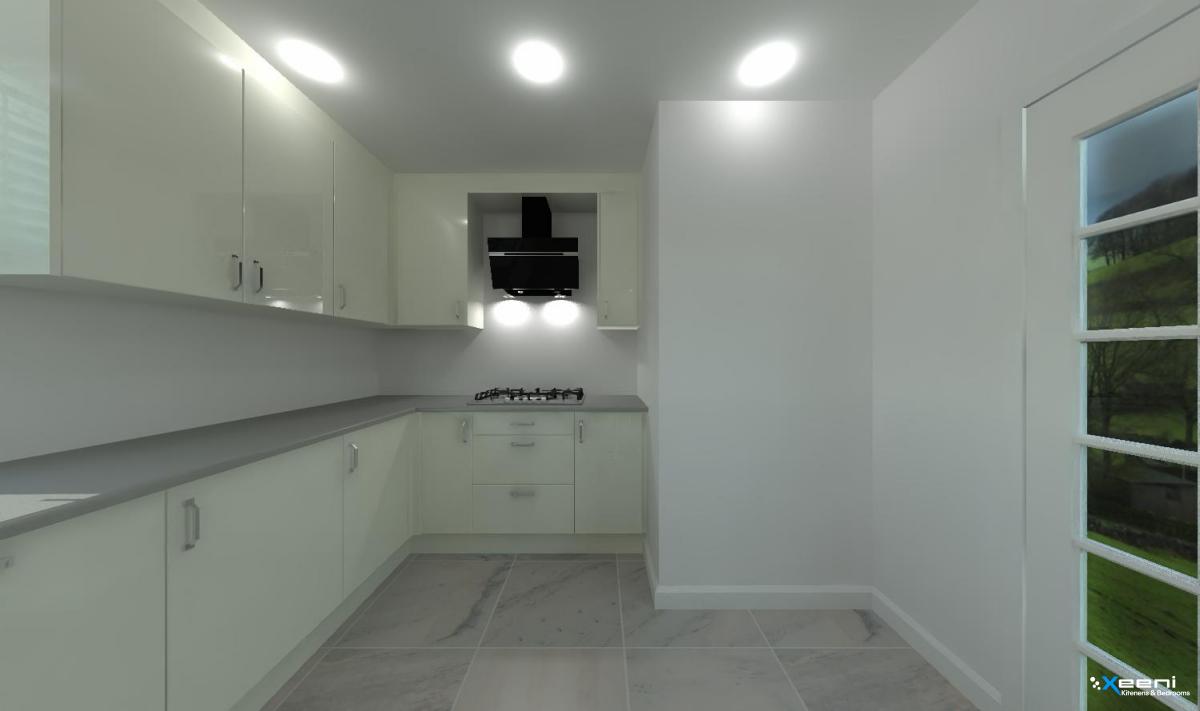 Traditional fitted kitchen in Cricklewood