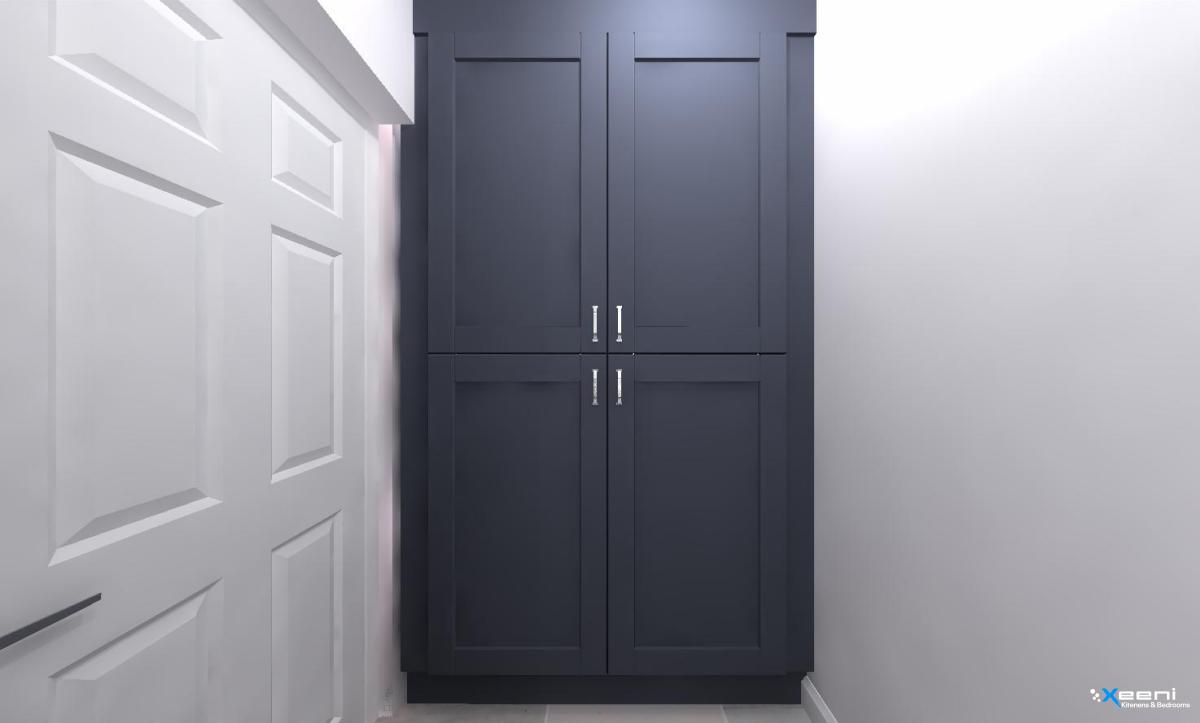 Modern fitted kitchen in Stockwell
