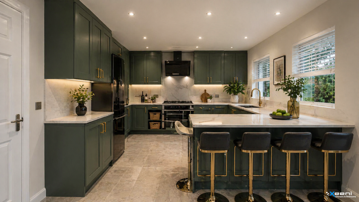 Traditional fitted kitchen in Peckham