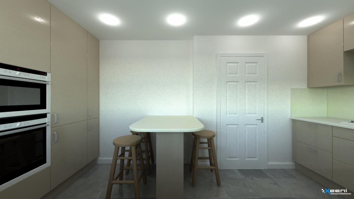 Shaker fitted kitchen in Tooting