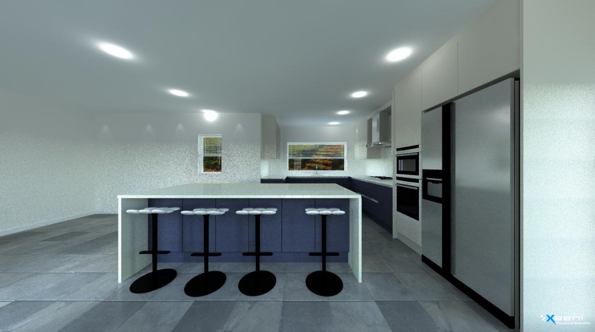 Shaker fitted kitchen in Tooting