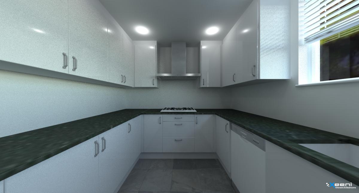 Slab Door fitted kitchen in Deptford