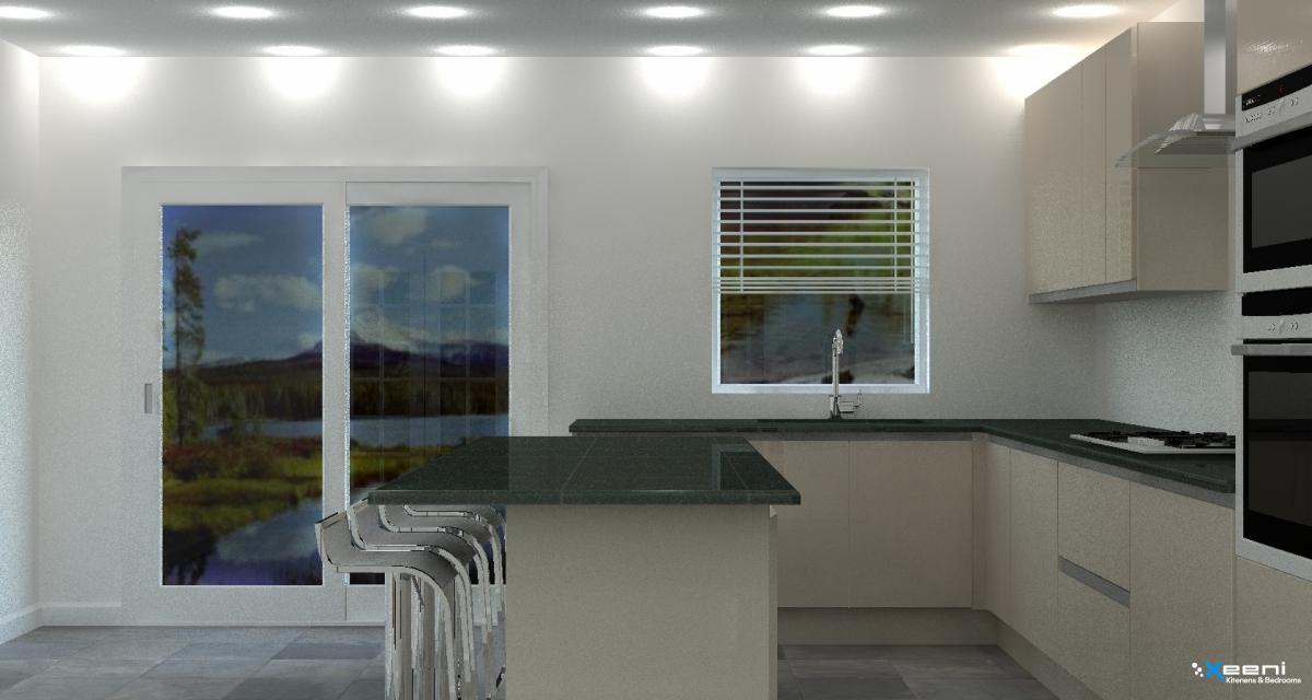 Shaker fitted kitchen in Golders Green