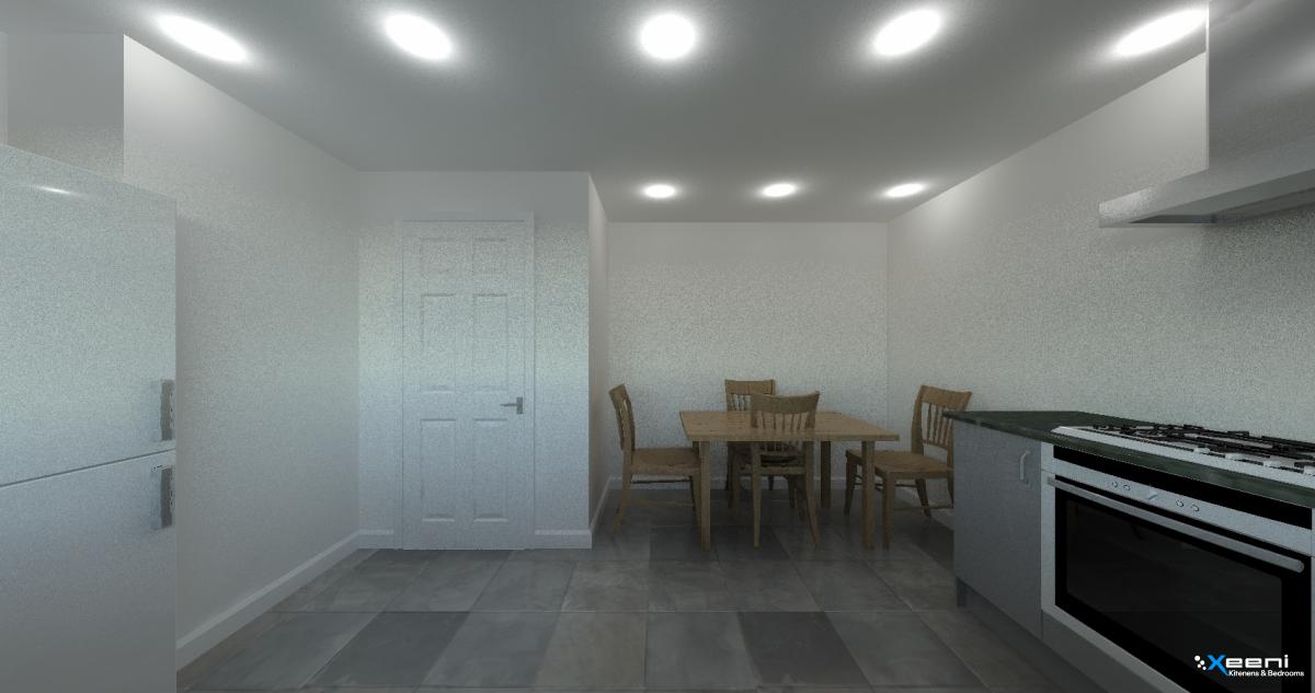 Traditional fitted kitchen in Twickenham