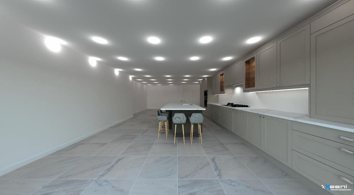 Traditional fitted kitchen in Southfields