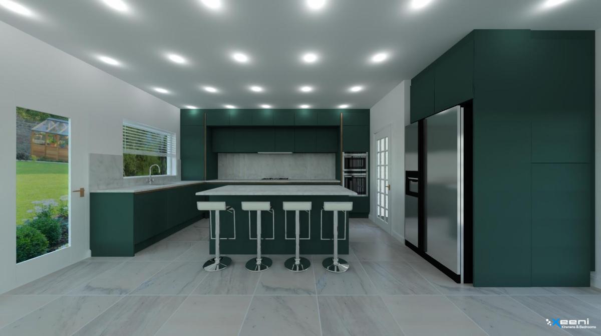 Shaker fitted kitchen in Carshalton
