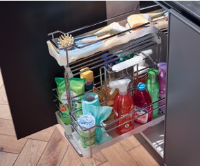 Anthracite Cleaning Utensil Basket