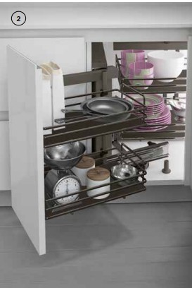 Anthracite Magic Corner Unit
