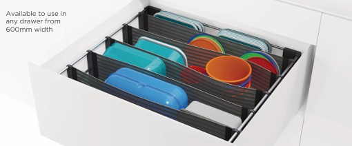 Anthracite Spaceflexx Drawer Organiser
