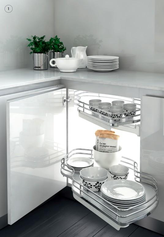 High-Gloss White Leman Base Unit