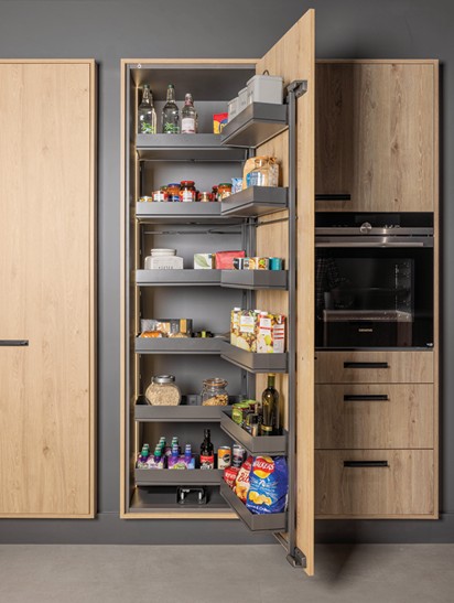 Oak-Tone Tandem Larder Storage Unit