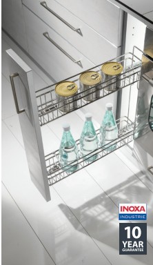 Silver 15cm Pull-Out Base Unit
