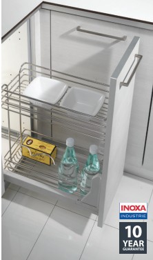 Silver 30cm Pull-Out Base Unit