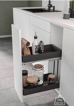 White Dark Grey K-Line Base Pull-Out