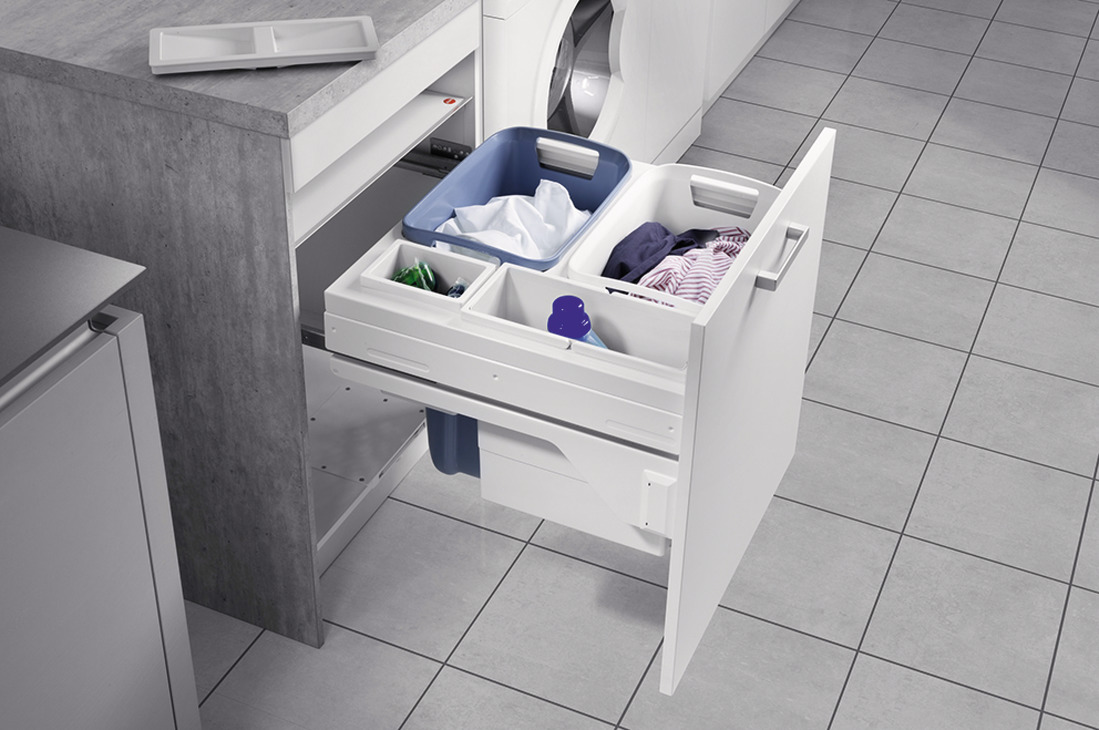 White Hailo Laundry Carrier