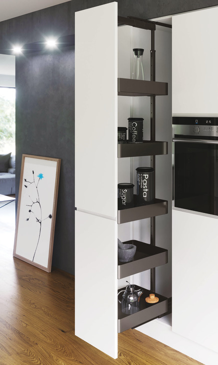 White Planero Pull-Out Baskets