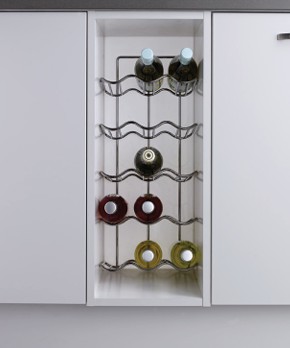 White Vertical Wine Rack