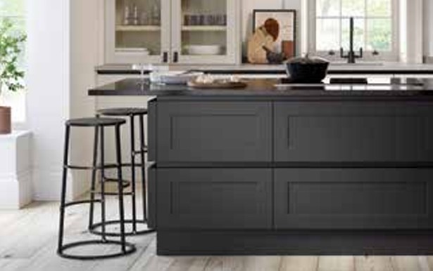 Anthracite Island Seating Two End