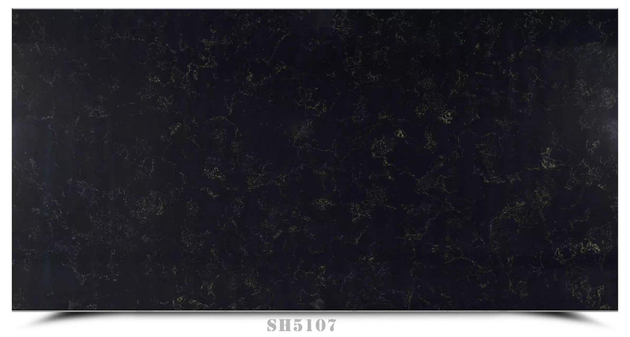 Antique Black Quartz Slab