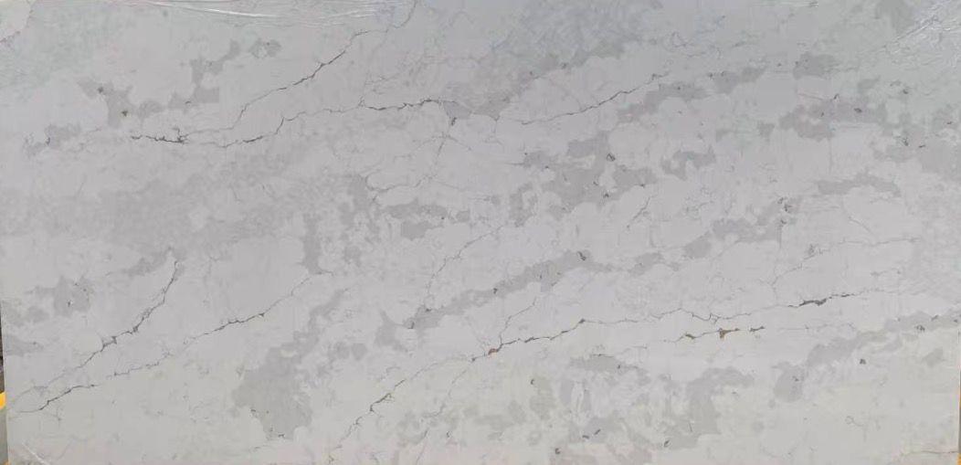 Arabescato Shimmer Quartz Slab